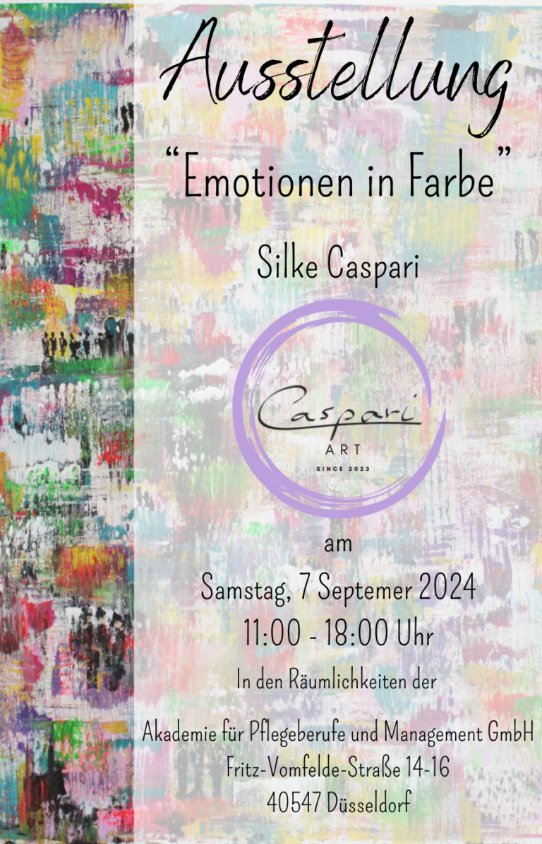 Ausstellung "Emotionen in Farbe", abstrakte Kunst, Acrylmalerei, Gemälde, Bilder, Kunst